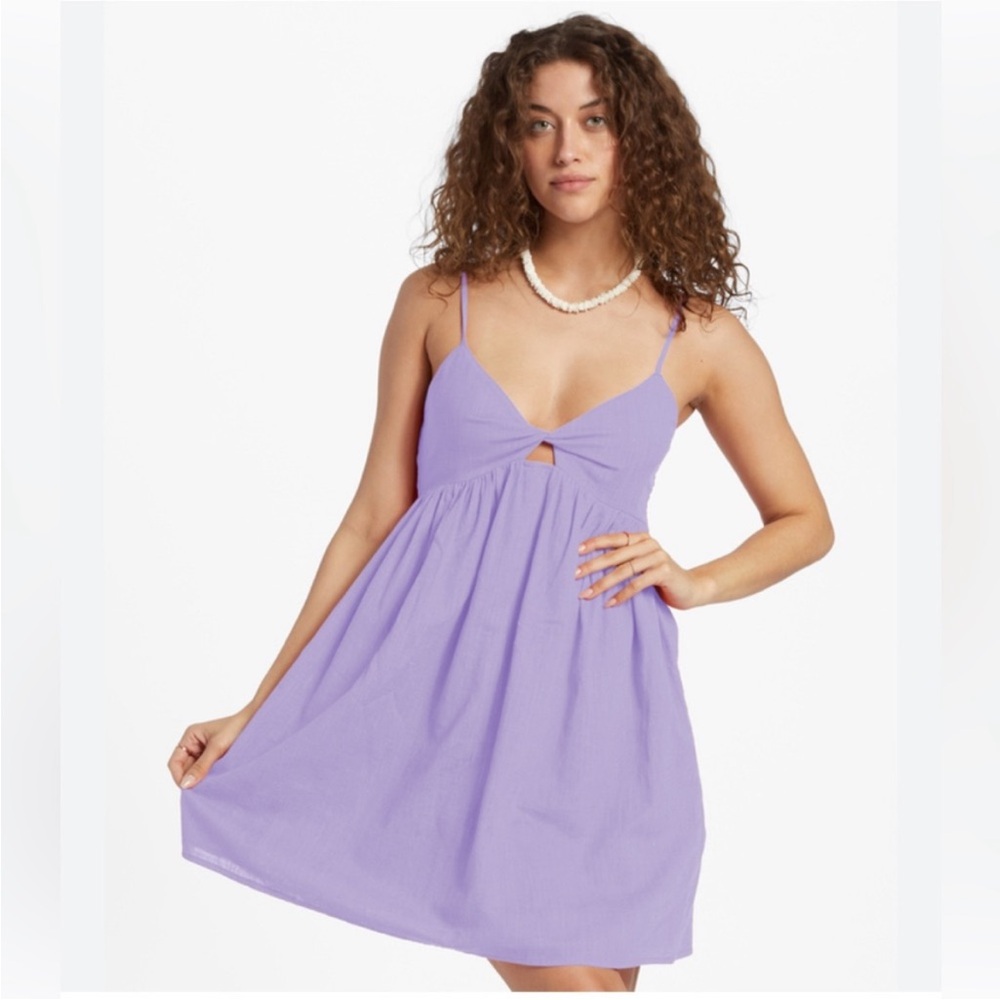 Billabong in a Twist Lilac Dress
